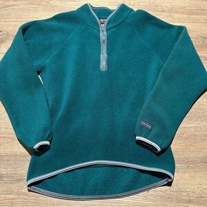 Vintage Nashbar quarter zip fleece biking pullover size L